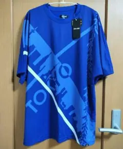 スポルディング Tシャツ バスケットボール ブルー 青 XL