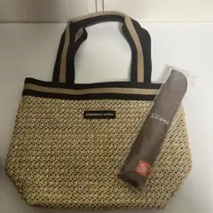 コメダ珈琲　サマーバッグ　トートバッグ　扇子付