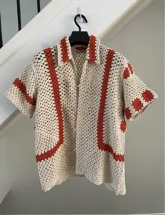 BODE クロシェ ニットシャツ