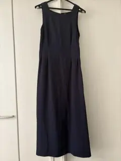 SALE中❗️LOEFF【新品】ネイビー　上品ワンピース　ロエフ　ロング　アローズ