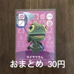 115カメヤマさん あつまれどうぶつの森amiiboカード