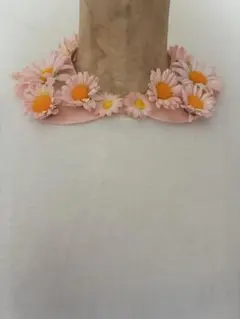 つけ襟　マーガレットフラワー