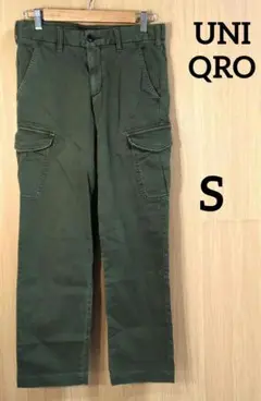 UNIQRO✨カーゴパンツ ワークパンツオリーブグリーン 6ポケットS