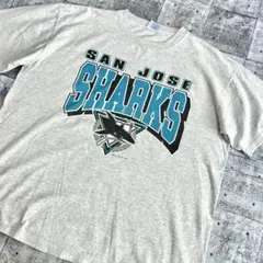 1991 NHL San Jose Sharks シャークス USA製 XXL