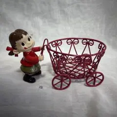 ペコ キャンデーカート ペコちゃん 置物
