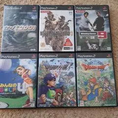 【動作未確認】PS2ソフト 6本セット ドラゴンクエストなど