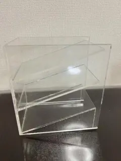 無印良品　アクリル小物ラック　ペン立て　小物スタンド　ペンスタンド　斜め