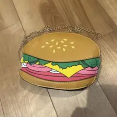 ハンバーガー　ショルダーバッグ