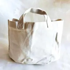 ベージュ キャンバス トートバッグ
