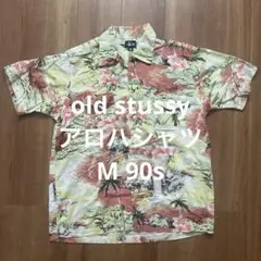 STUSSY アロハシャツ　M Size old ステューシー