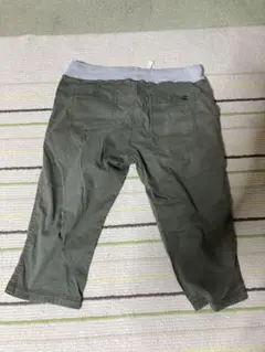 Champion Lサイズ オリーブ クロップドパンツ