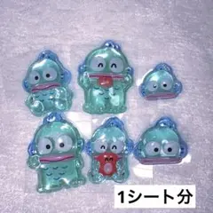 【サンリオ】はぴだんぶい　ボンボンドロップシール　ハンギョドン　1シート分