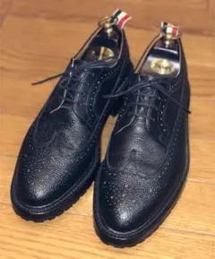 ソール張替済トムブラウン 定番ウィングチップシューズ US9 定価¥135300