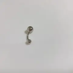 シルバー ステンレス バーベルボディピアス