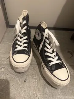CONVERSE ALL STAR ブラック 厚底 ハイカット