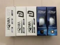 HONMA D1、Titleist Tour Soft