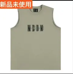 【定価¥10,240】M.E.D.Mノースリーブ タンクトップ カーキ Tシャツ