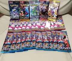新弾＆絶版5種類ポケモンカードパック25P