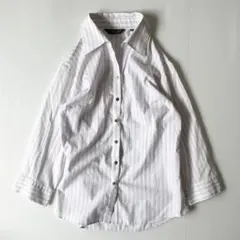 BRICK HOUSE 七分袖シャツMサイズ　Yシャツ　スーツ　オフィス