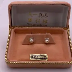 本真珠保証　スターモチーフ イヤリング