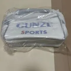 GUNZI スポーツ用エナメルバッグ　ホワイト