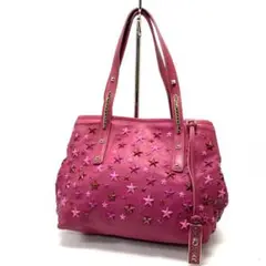 美品!JIMMY CHOO スタッズ トートバッグ 3840