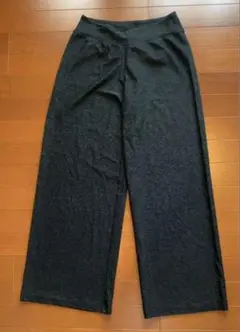 【新品未使用】アニエスベー ワイドパンツ ラメ 透け ブラック サイズ1