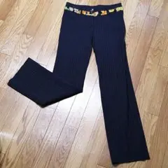 ドルチェu0026ガッバーナ パンツ スラックス ストライプ 花柄 36サイズ