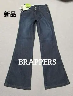 新品 美脚 BRAPPERS ブラッパーズ フレアーデニム Sサイズ