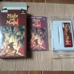 SFC スーパーファミコン箱説明書あり　マイト＆マジックII