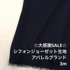 S8L/5738-01◆3m 感謝祭/ポリエステルシフォンジョーゼット生地
