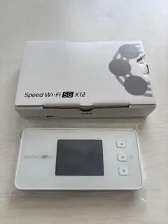 【美品】Speed Wi-Fi 5G X12 モバイルルーター White