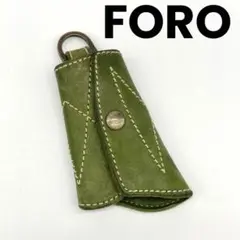 FORO フォロ キーケース レザー グリーン