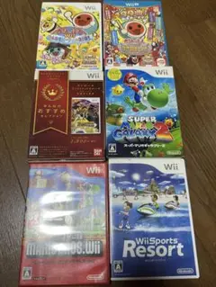 Wii ゲームソフトセット 6本