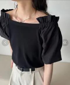 CAPRICIEUX LE’MAGE / ドッキングオフショルニット（FREE）