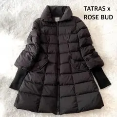 TATRAS ダウンコート ROSE BUD 別注 ブラック コラボ 02サイズ