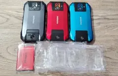 TORQUE G04 KYV46 セット ブラック ブルー レッド 電池パック