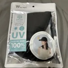 Wpc. 帽子 UVカット 接触冷感キャップ UVキャップ 遮光 軽量 ブラック