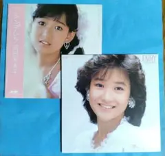 LPレコード　　岡田有希子　／　シンデレラ　　2枚セット