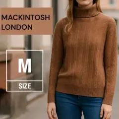 【美品】MACKINTOSH LONDON 毛100％ タートルニット 38