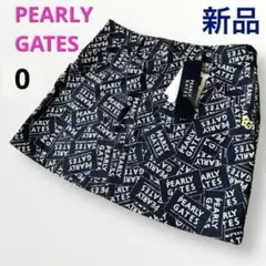 【タグ付き新品】パーリーゲイツ 総ロゴ ストレッチ抜群◎ スカート ネイビー