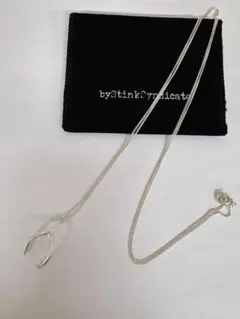 StinkSyndicate シルバーペンダントロングネックレス