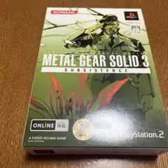 METAL GEAR SOLID 3 SUBSISTENCE 初回生産版