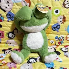 送料込み★ タグ付き カエル ぬいぐるみ おめめかくし