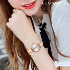 新品☆安心のメルカリ便☆腕時計☆レディース☆クォーツ☆ ゴールド × ブラウン☆