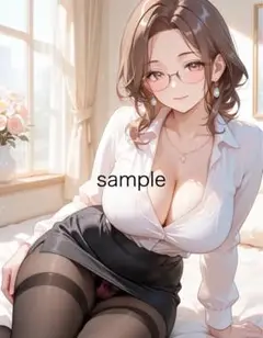 AIイラスト 美女 A4ポスター K100