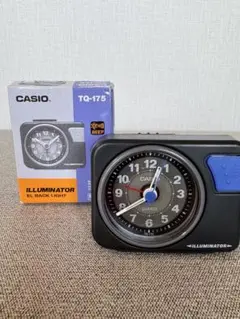 CASIO TQ-175 カシオ　目覚まし時計　イルミネーター 昭和レトロ CASIO TQ-175 カシオ 目覚まし時計 イルミネーター