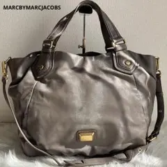 MARCBYMARCJACOBS ショルダーバッグ ブラウン レザー