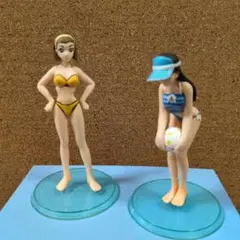 名探偵コナン〜蘭と園子の水着フィギュア２体セット