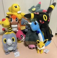ポケモン　プライズ　ぬいぐるみ　セット